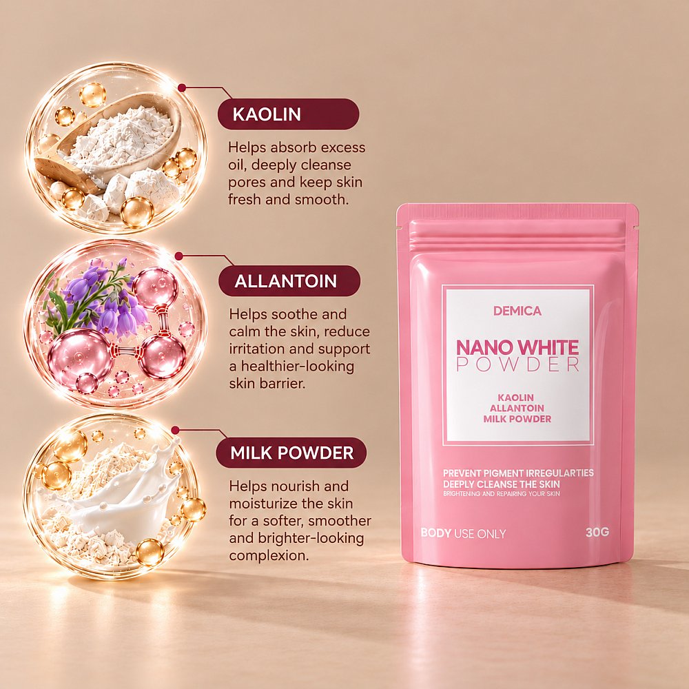DEMICA NANO WHITE (NANO WHITE POWDER + NANO WHITE GEL)