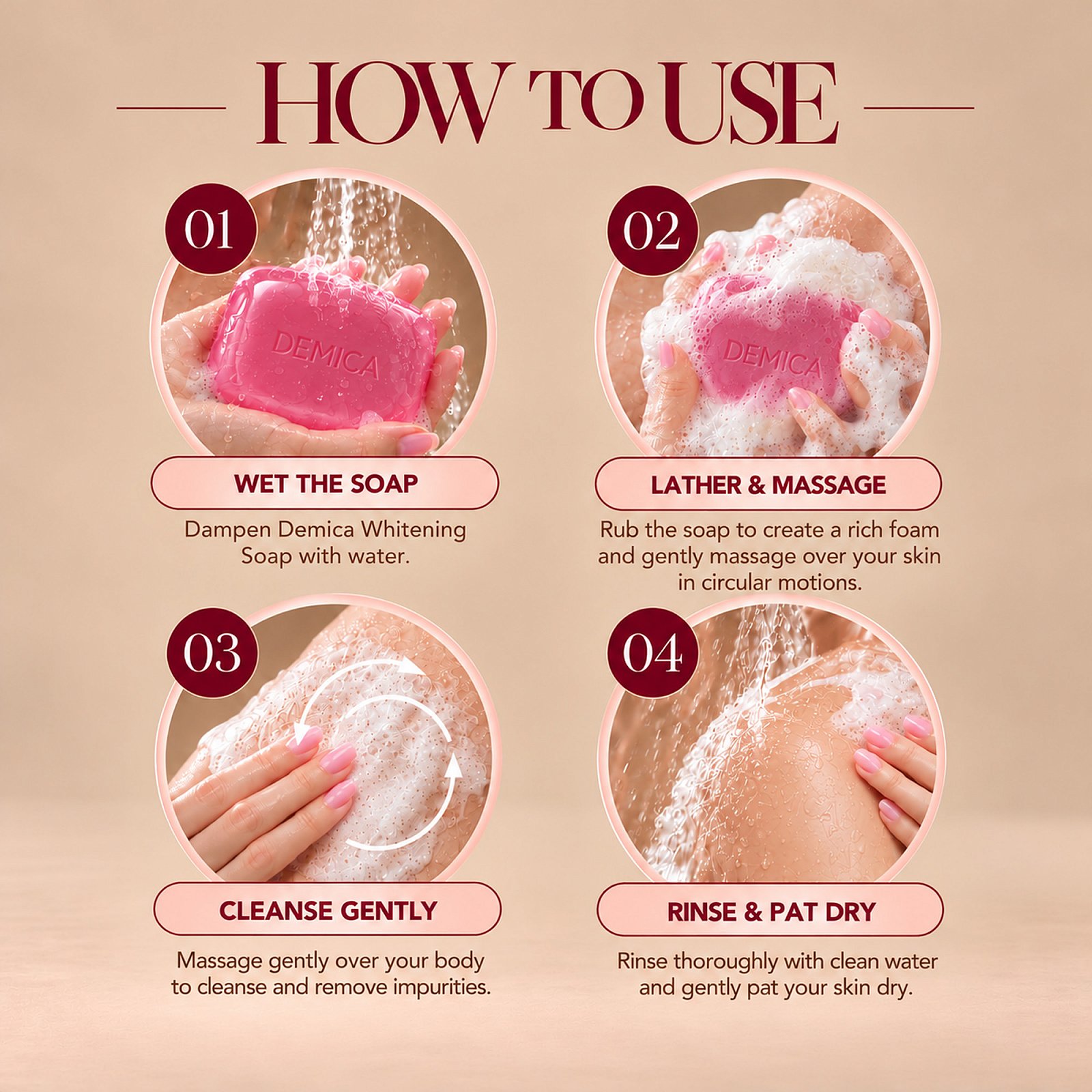 DEMICA WHITENING SOAP 100G
