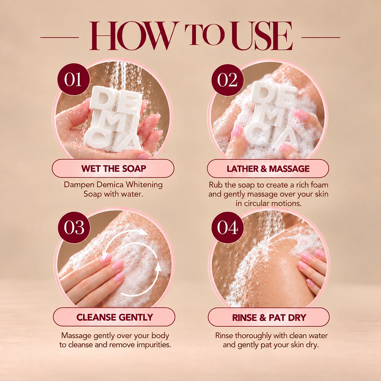 DEMICA WHITENING SOAP 100G