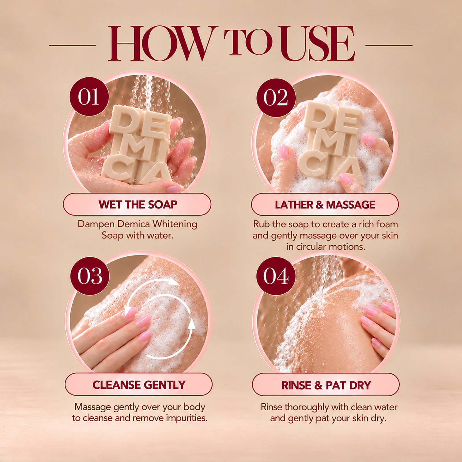DEMICA WHITENING SOAP 100G