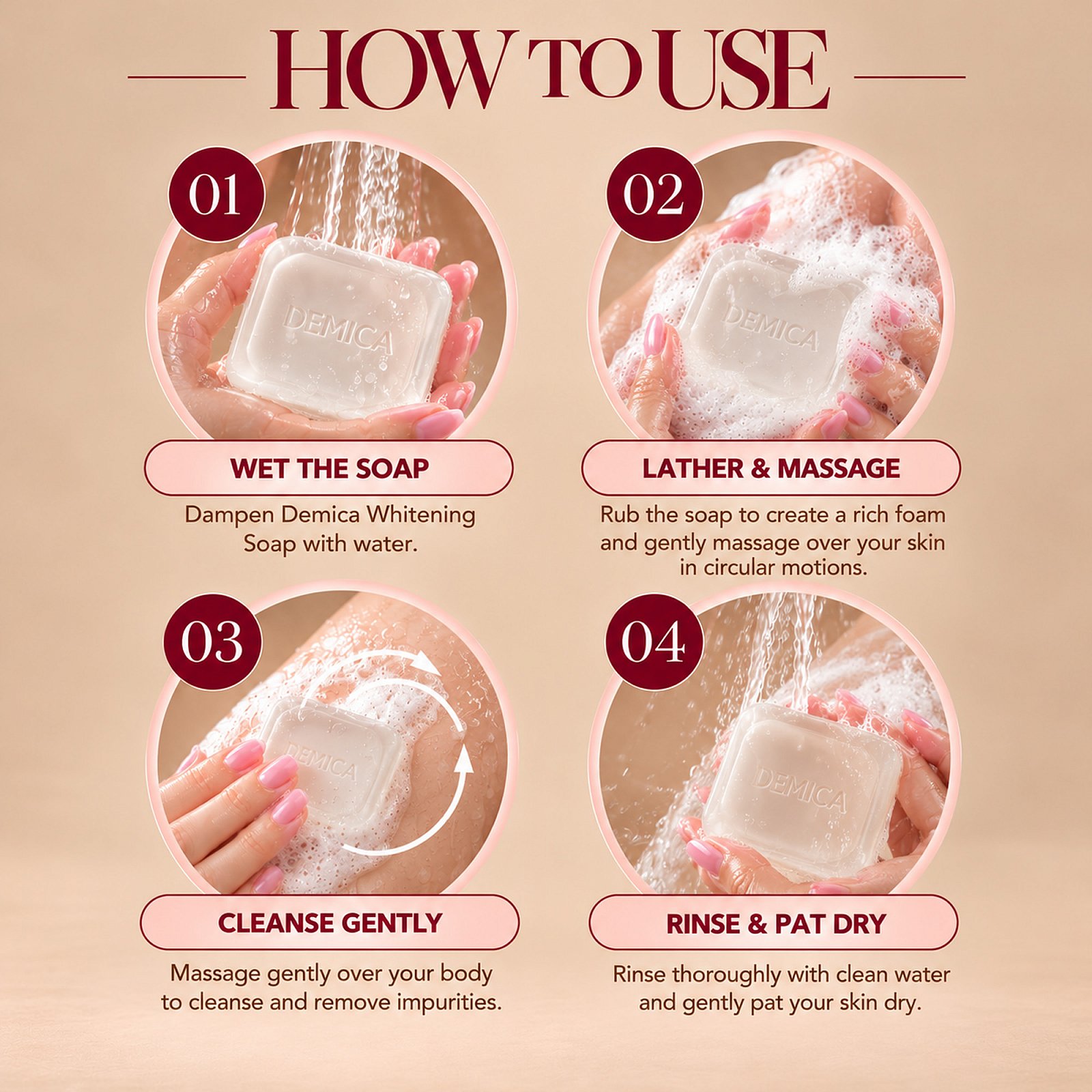 DEMICA WHITENING SOAP 100G