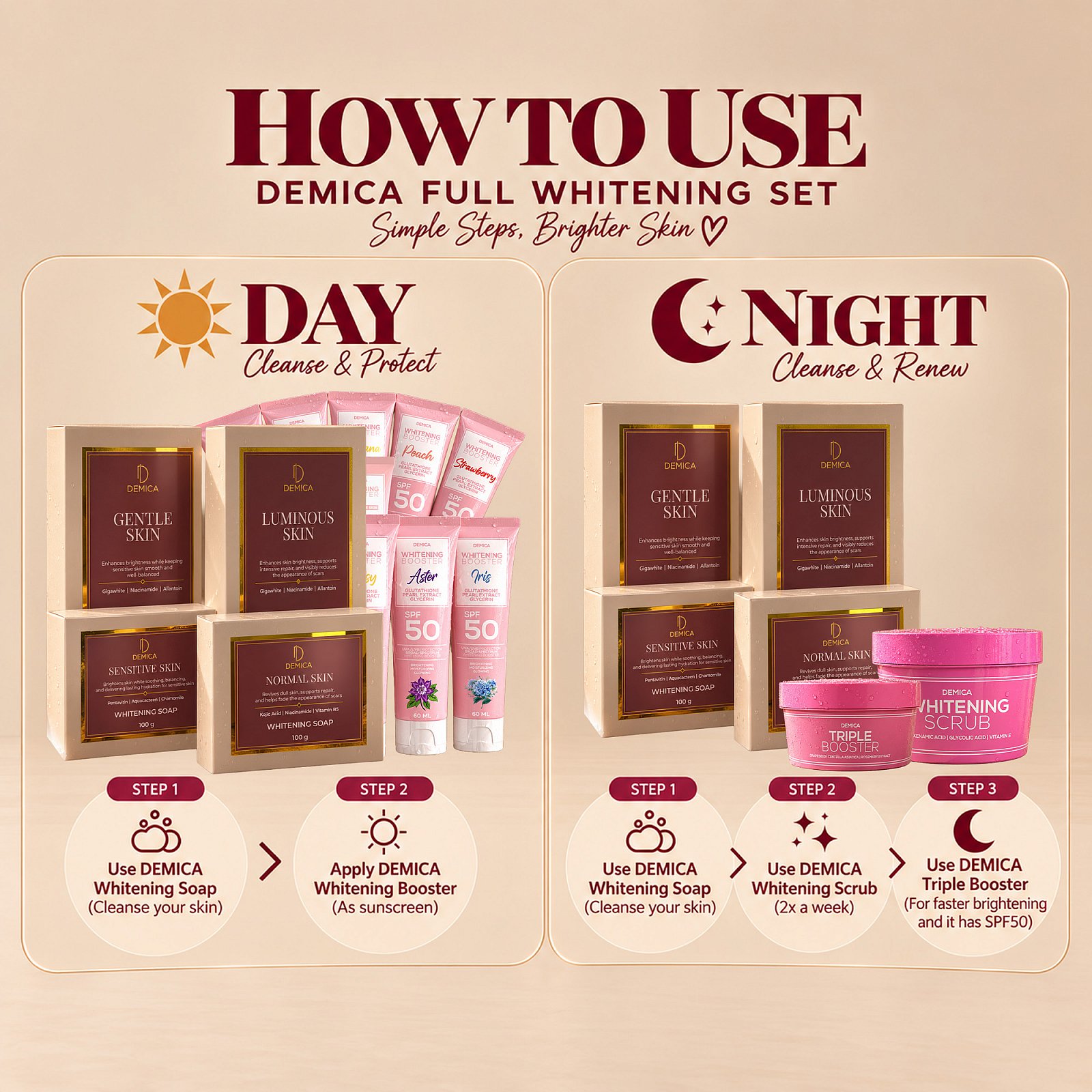 DEMICA FULL WHITENING SET