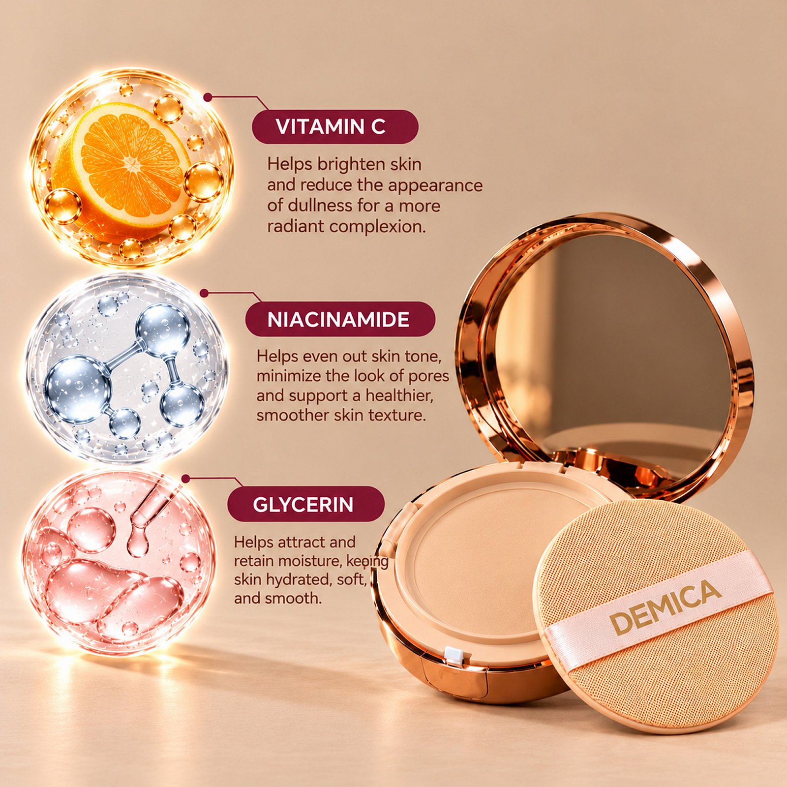 DEMICA CUSHION FOUNDATION 20G