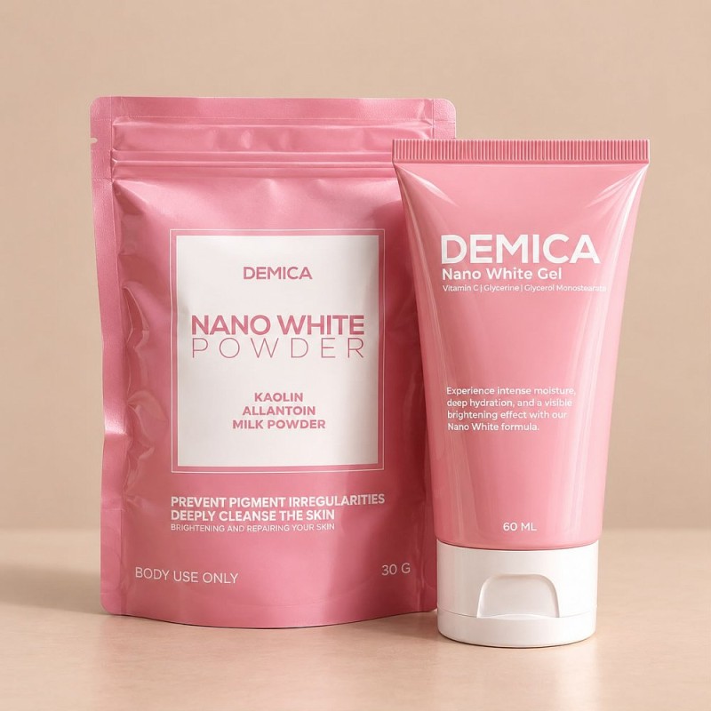 DEMICA NANO WHITE (NANO WHITE POWDER + NANO WHITE GEL)